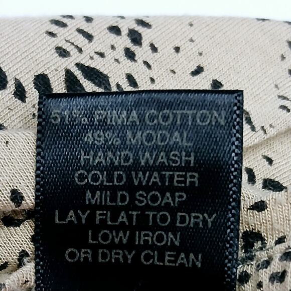 Peruvian Connection SZ M/L Boat-Neck Long Sleeve Pima Cotton Blend Swing Top - Picture 5 of 7